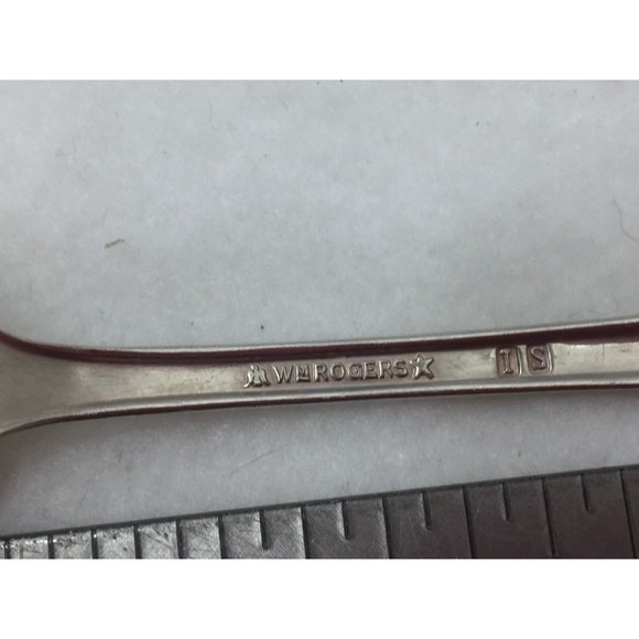 Vintage Wm Rogers Starlight Silverplate Salad Fork Silver Plate 25044 - Picture 2 of 3